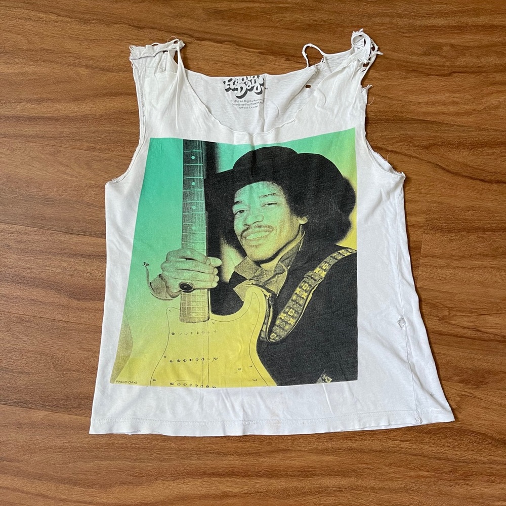 Distressed Jimi Hendrix Shirt